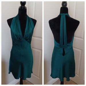 Vintage Victoria's Secret Green Silk Chemise ** SZ M